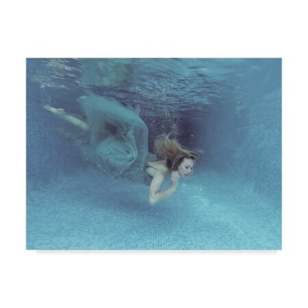 Trademark Fine Art Karen Jones 'Beneath The Blue' Canvas Art, 18x24 1X07514-C1824GG